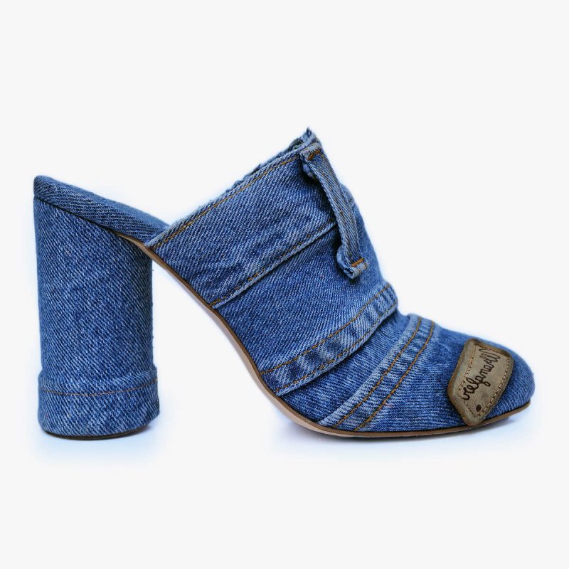 Thais Denim Mules