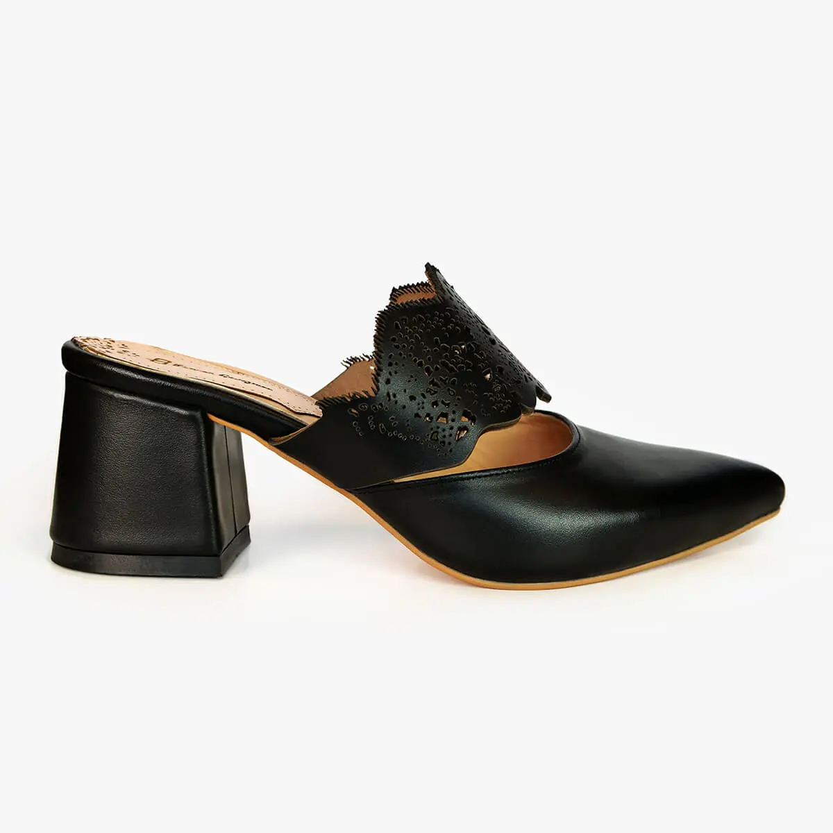 Corzo Up-cyled Denim Handmade Mules | Bianca Georgescu